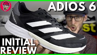 ADIDAS ADIZERO ADIOS 6  Runners Review of the new Adios on the block  Best value shoe 2021 EDDBUD [upl. by Panchito175]