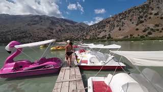 Crete day 5  Lake Kournas Imbros gorge [upl. by Lange126]