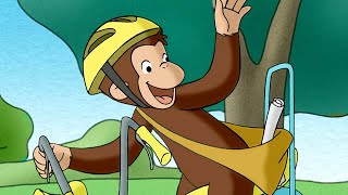 George va in bici 🐵 Curioso Come George 🐵 Cartoni per Bambini [upl. by Feetal]