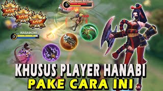 TIPS JAGO HANABI TERBARU❗BUILD EMBLEM DAN ITEM TERSAKIT HANABI❗GAMEPLAY HANABIMOBILE LEGENDS mlbb [upl. by Yntrok]