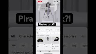 Pirates back…pirate fyp roblox korblox foryoupage viral shorts [upl. by Joacimah345]