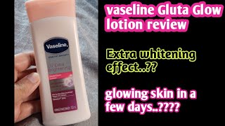 get glowing skin in days Vaseline Gluta Glow lotion review worth buying [upl. by Ailev]