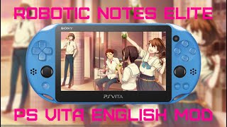 How to install ROBOTIC NOTES ELITE English Mod on your PS VITA [upl. by Barkley463]