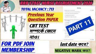 RRB STAFF NURSE INTERVIEW QUESTIONS WITH ANSWERS DISCUSSION  FOR ALL COMPETITIVE EXAM PREPARATION [upl. by Beauchamp920]