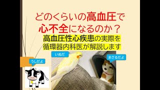 どのくらいの高血圧で心不全になるのか？高血圧性心疾患の実際を心不全基礎から循環器内科医が解説します [upl. by Acina]