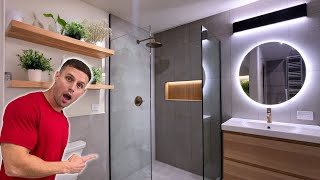 INSANE Bathroom Renovation in 6 minutes [upl. by Pearla]