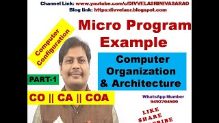 Microprogram Example  Computer Configuration  Computer Organization and Architecture  CO  CA [upl. by Walther219]