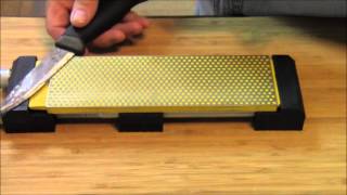 Knife Sharpening How To Sharpen A Scandi Ground Knife [upl. by Tawnya330]