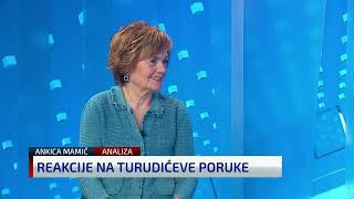 Ankica Mamić reagirala na Turudićeve poruke [upl. by Annodam]