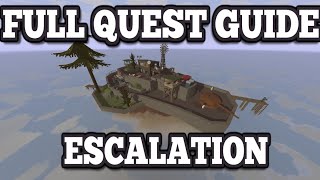 Unturned Escalation  ALL QUESTS [upl. by Pitt]