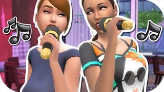 THE SIMS 4  CITY LIVING  PART 2 — Killer Karaoke  Working From HOME [upl. by Ztnahc]