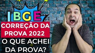 Resolução Prova Recenseador FGV  Correção Completa da prova de Recenseador do concurso IBGE 2022 [upl. by Airdnazxela]