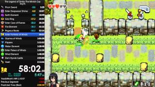 The Minish Cap Speedrun in 21001 ptbr [upl. by Eeresed]