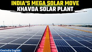 All About Khavda Solar Plant Indias Colossal Park Five Times Larger Than Paris  Oneindia News [upl. by Les]