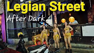 Nightlife on Legian Street Bali Today [upl. by Warrick713]