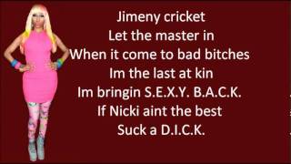 Nicki Minaj  Dilly Dally LYRICS [upl. by Annah870]