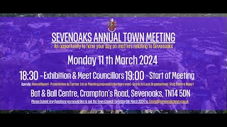 Sevenoaks Annual Town Public Meeting 11032024 [upl. by Trimmer]