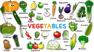 Vegetables Names and Pronunciation [upl. by Stanford]