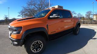 2022 RAM TRX IGNITION EDITION Orange Exterior Black and Orange interior [upl. by Lhamaj]