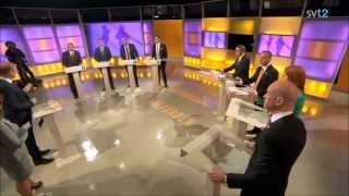 Partiledardebatt i agenda 5 maj 2013  Hela debatten [upl. by Hanleigh489]