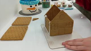 Gingerbread House Assembly [upl. by Bucher619]