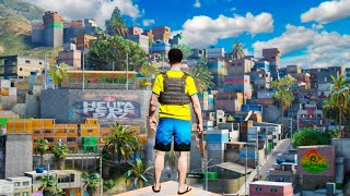 A MAIOR e MAIS INCRÍVEL FAVELA DA NOVA SÉRIE DE GTA V VIDA DO CRIME INSANA DEMAIS [upl. by Norman]