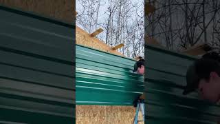 Rural Alaska  Finishing the Shed diyalaskaspring alaskathebeautifulcabin constructionhomesite [upl. by Kellene]