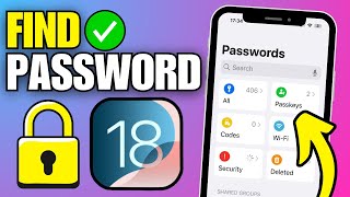 How To Find Saved Passwords on iPhone iOS 18 [upl. by Martica699]