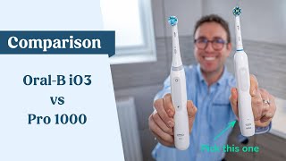 OralB Pro 1000 vs iO Series 3 iO3 [upl. by Hobie336]