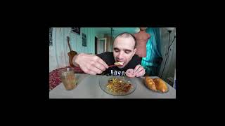 ASMR FRIED EGGS  PORRIDGE  SAUSAGE  SALAD  EATING SHOW MUKBANG 먹방 asmr mukbang eating food [upl. by Enylrac785]