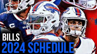 BUFFALO BILLS BREAKING DOWN THE BILLS 2024 SCHEDULE amp ANALYSIS [upl. by Risley]