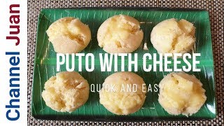 How to make Puto with Cheese Recipe TAGLISH2019 [upl. by Cote]