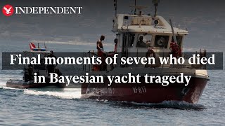 Final moments of seven who died in Bayesian tragedy revealed by fire service boss [upl. by William]