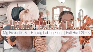 FALL HAUL 2023  MY FAVORITE HOBBY LOBBY FALL DECOR [upl. by Brear682]