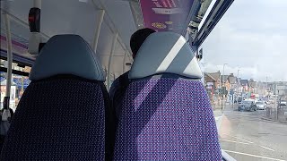 First Leeds Wrightbus StreetDeck Electroliner 36608 MA24 EPJ on service 50 to Seacroft [upl. by Filmore]