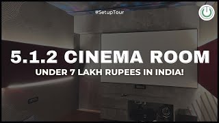 512 Atmos Cinema Room Theater under 7 Lakh Rupees in India  Small Home Cinema Room Setup Ideas [upl. by Eikcaj]