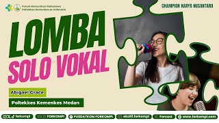 HASIL KARYA PESERTA LOMBA SOLO VOCAL CHAMPION KARYA NUSANTARA [upl. by Utta]