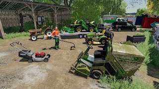 Entreprise paysagiste abandonnée nous rend riche  Farming Simulator 22 [upl. by Reeva330]