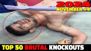 Top 50 Brutal Knockouts November 2024 4 MMA•Muay Thai•Kickboxing•Kun Khmer [upl. by Shaikh]