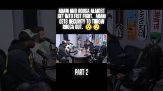 Adam22 handles Rooga in an insane argumentnojumper lucecannon rap rapper [upl. by Delmor]