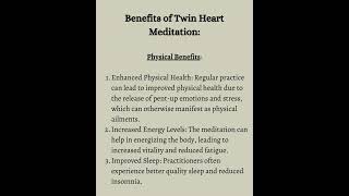 Unlock Peace Twin Hearts Meditation [upl. by Telrahc]