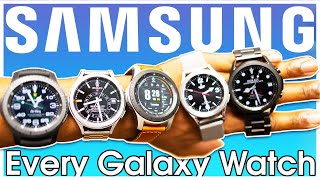 Galaxy Watch 4 Classic vs Galaxy Watch 3 vs Galaxy Watch vs Gear S3 Frontier [upl. by Alvord]