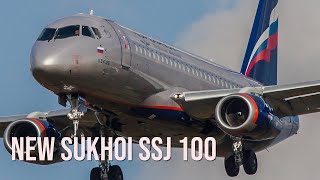 Russian Sukhoi Superjet 100 Using Only Local Components Took to the Skies for the First Time [upl. by Nwahsar]