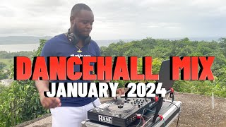 DJ MILTON  DANCEHALL MIX CLEAN 2024  JANUARY 2024 FT JQUAN VALIANT MALIE DON IWAATA [upl. by Yelhsa]