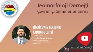 Prof Dr Cengiz Yıldırımın quotTürkiyenin Tektonik Jeomorfolojisiquot konulu semineri [upl. by Elwaine]