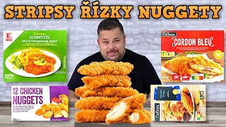 TEST MRAŽENÝCH STRIPSŮ ŘÍZKŮ A NUGGET Je to vůbec z masa [upl. by Wehtam]