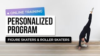 Figure Skating Personalized Online Training Program  OffIce Lessons Classes Figure amp Roller skater [upl. by Naehgem206]