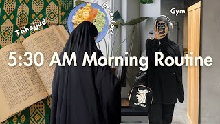 My quotIDEALquot 0530 AM Morning Routine Muslimah Edition Cozy Productive Islamic [upl. by Tench]