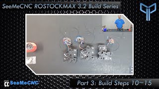 SeeMeCNC ROSTOCK MAX v32 Build Series Part 3 Assembly Steps 1015 [upl. by Akimot]