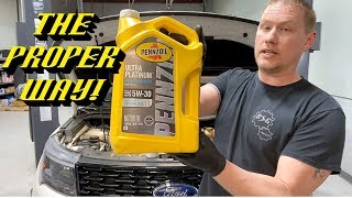 20102020 Ford 35L EcoBoost Engines Important Tips For a Proper Oil Change [upl. by Seena73]